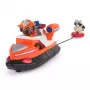PAW Patrol Fire Rescue: Zuma gelbėjimo valtis su figūrėle, gelbėjimo ratu, meškėnu ir žaisline valtimi, vaikiški žaislai berniukams ir mergaitėms nuo 3 metų