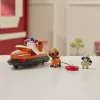 PAW Patrol Fire Rescue: Zuma gelbėjimo valtis su figūrėle, gelbėjimo ratu, meškėnu ir žaisline valtimi, vaikiški žaislai berniukams ir mergaitėms nuo 3 metų