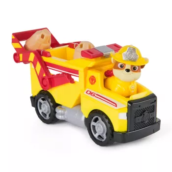 PAW Patrol Fire Rescue: Rubble gelbėjimo savivartis su figūrėle, sviediniais ir žaisliniu sunkvežimiu, vaikų žaislai berniukams ir mergaitėms nuo 3 metų