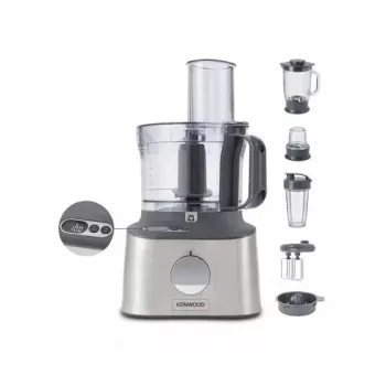 Virtuvinis kombainas Kenwood MultiPro Compact+ FDM316SS — 800 W, 2 L dubuo, pilka, įmontuotos svarstyklės