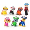PAW Patrol ugniagesių gelbėtojų rinkinys su 7 kolekcinėmis figūrėlėmis – Ryder ir 6 šuniukai, žaislai vaikams nuo 3 metų