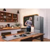 Gorenje Kombinuotas šaldytuvas-šaldiklis NRK619CAXL4 SI, 304 L, SN-N, 6 kg/24h, C, Fresh zone skyrius, Pilka