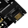 SILVERSTONE SST-ECM20 vidinė PCIe sąsajos plokštė M.2 NVMe ir SATA SSD