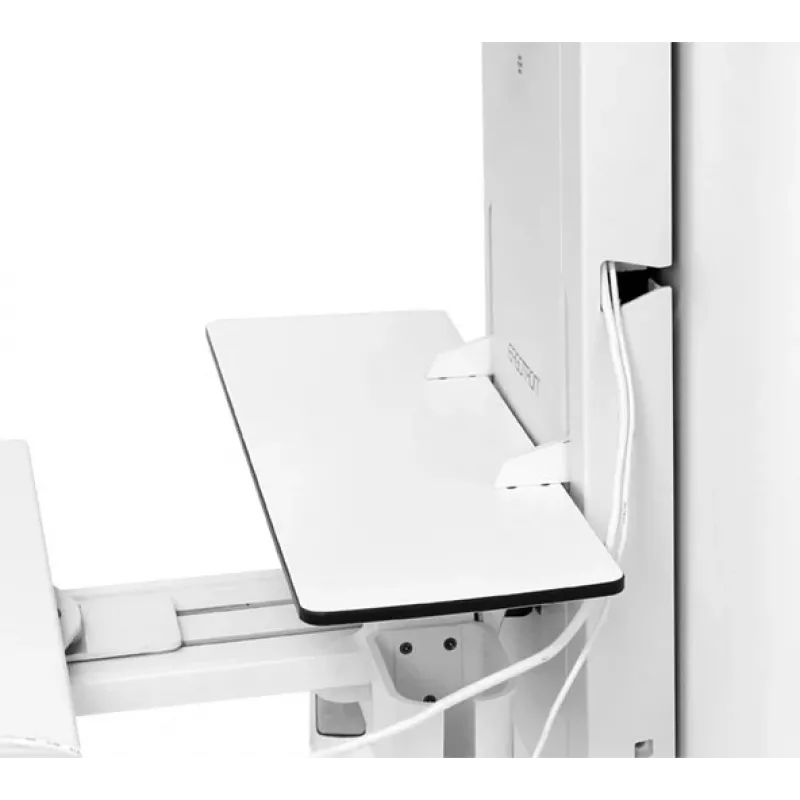 ERGOTRON Styleview sėdėjimo-stovėjimo vertikalus kėlimo stovas pacientų kambariui (baltas)