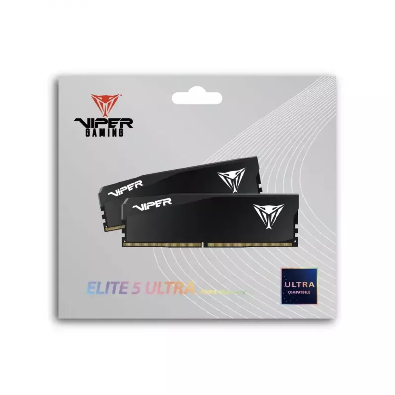 Darbalaukio DDR5 RAM PATRIOT Viper Elite 5 Ultra 64GB (2x32GB) 6000MHz CL28 1.4V su radiatoriumi