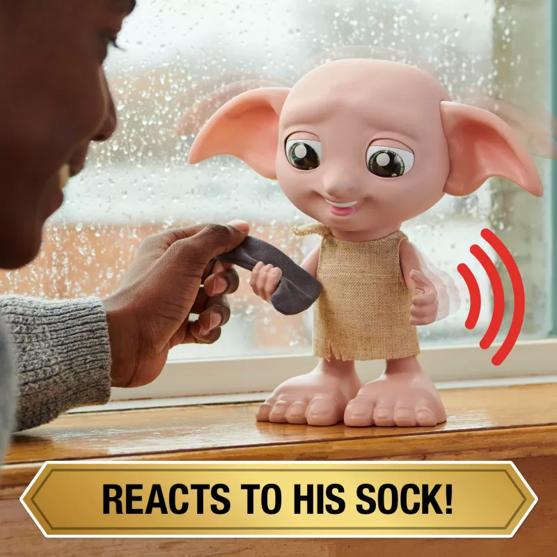 Interaktyvi figūrėlė Harry Potter Dobby su kalbėjimo funkcija, AAA, įvairiaspalvė