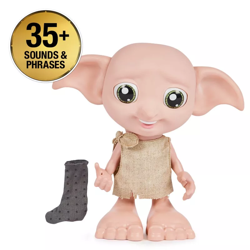 Interaktyvi figūrėlė Harry Potter Dobby su kalbėjimo funkcija, AAA, įvairiaspalvė