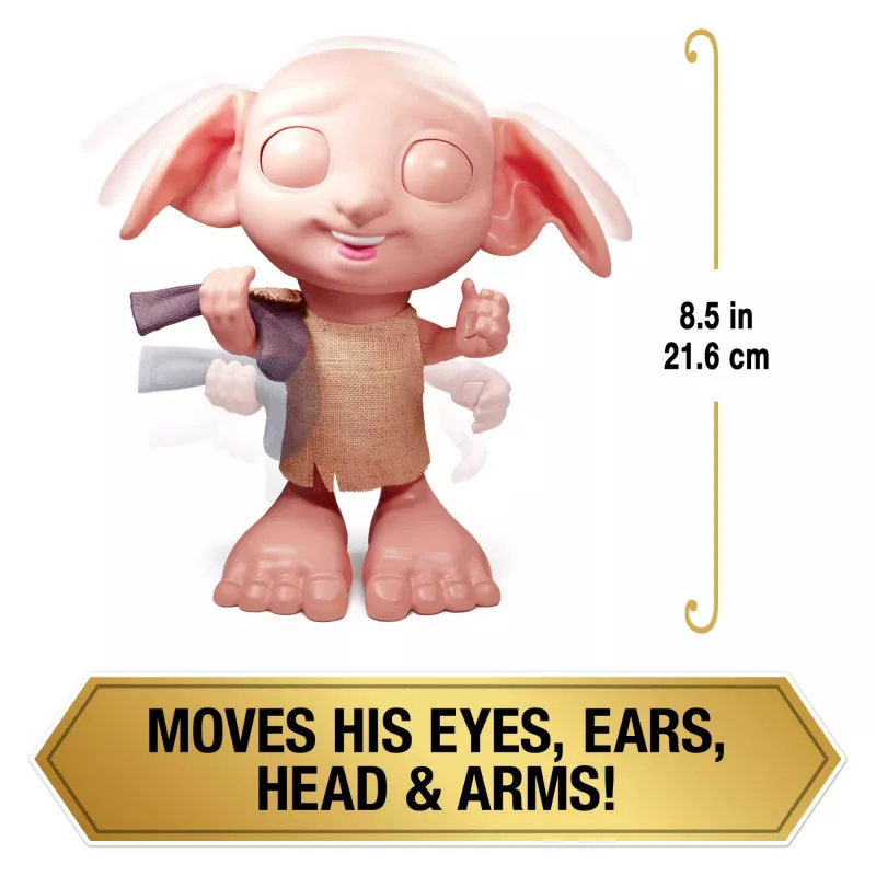 Interaktyvi figūrėlė Harry Potter Dobby su kalbėjimo funkcija, AAA, įvairiaspalvė