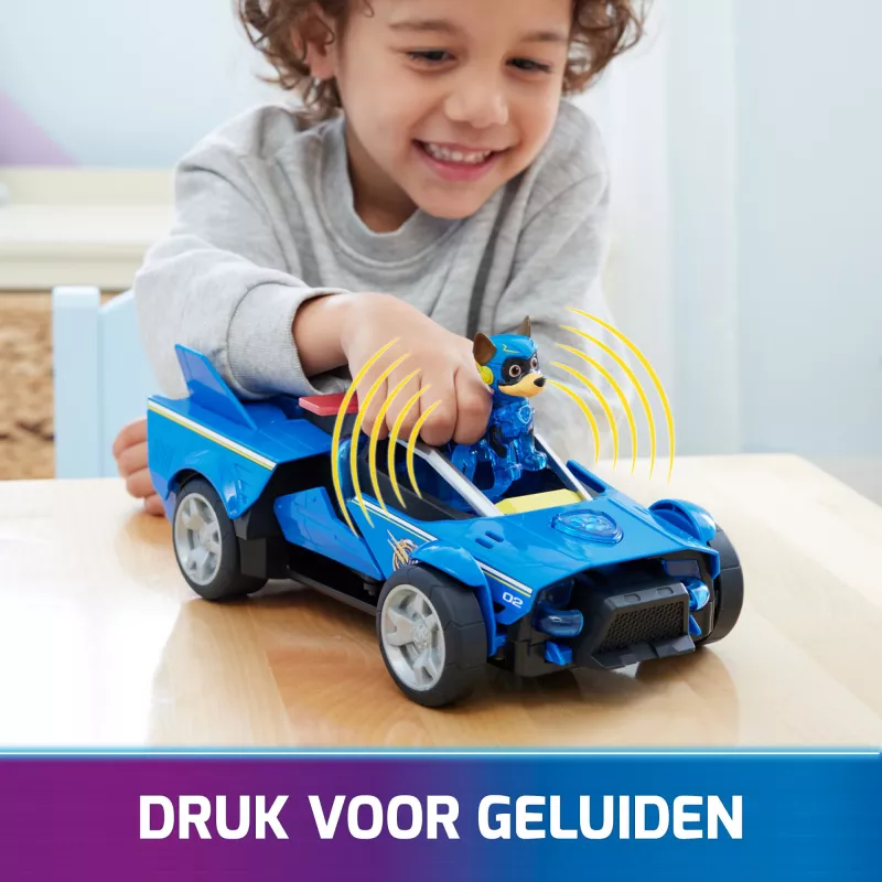 PAW Patrol Chase’s Mighty Transforming Cruiser policijos automobilis su garsu ir šviesomis