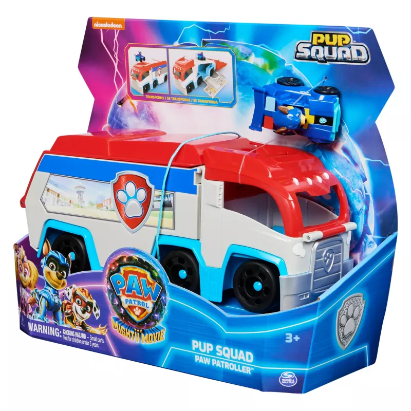 PAW Patrol The Mighty Movie žaidimų rinkinys Pup Squad Patroller sunkvežimis