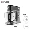 Kenwood kMix Special Edition virtuvinis kombainas 1000 W 5 L juodas, chromas