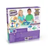 Kinetic Sand rinkinys „Smėlio dėžė“, kūrybinės Velykų dovanos, 1 mėlyno formuojamo smėlio svaras, 4 įrankiai ir formelės, laikymo dėžutė, sensorinis žaislas vaikams nuo 3 metų