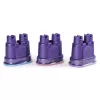 Kinetic Sand Shimmer 3 rinkinys su formelėmis ir 12 uncijų smėlio, vaikų kinetinis smėlis, 4 m., netoksiškas, plastikas, mėlyna, rožinė, violetinė