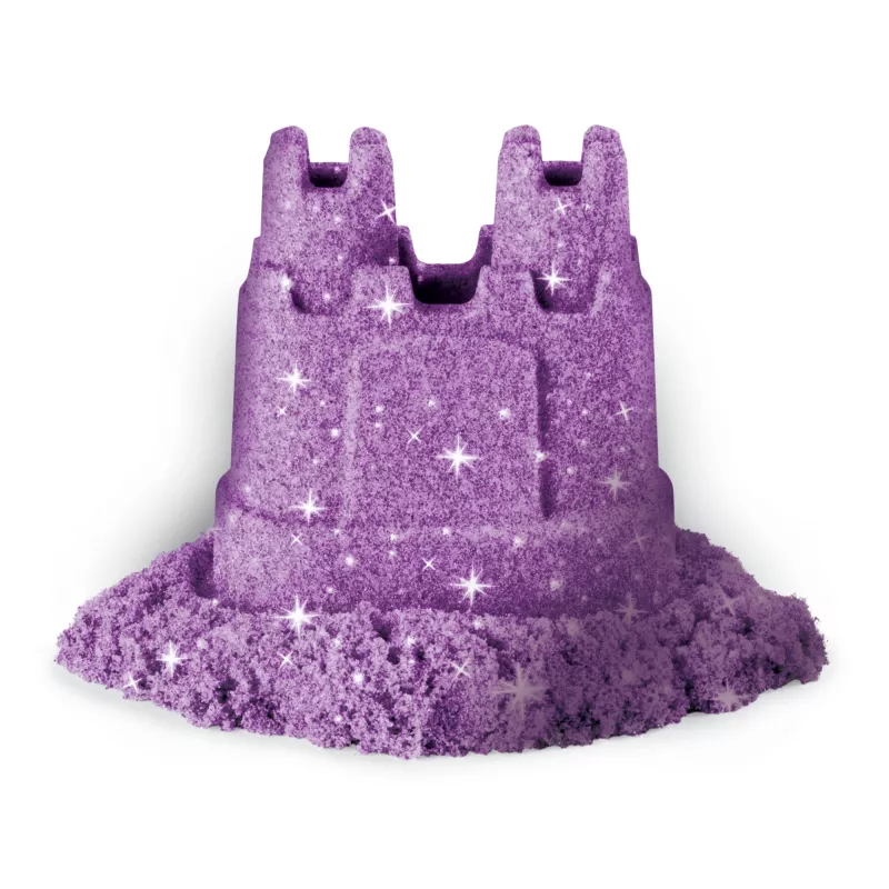 Kinetic Sand Shimmer 3 rinkinys su formelėmis ir 12 uncijų smėlio, vaikų kinetinis smėlis, 4 m., netoksiškas, plastikas, mėlyna, rožinė, violetinė