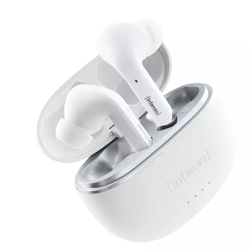 Ausinės Intenso White Buds T302A