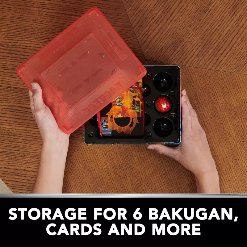 Bakugan Baku-tin su Special Attack Mantid, pritaikoma sukimosi figūrėlė ir žaislų laikymo dėžutė, vaikams nuo 6 metų