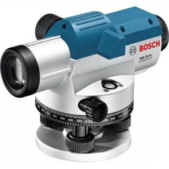Optinis nivelyras Bosch GOL 32 G Professional — 400 gon, su tripodu