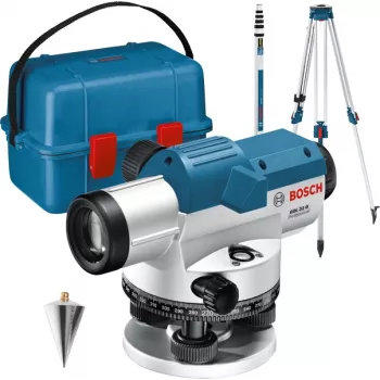Optinis nivelyras Bosch GOL 32 G Professional — 400 gon, su tripodu
