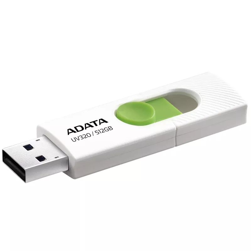 ADATA UV320 USB atmintukas 512 GB USB Type-A 3.2 Gen 1 (3.1 Gen 1) Žalia, Balta