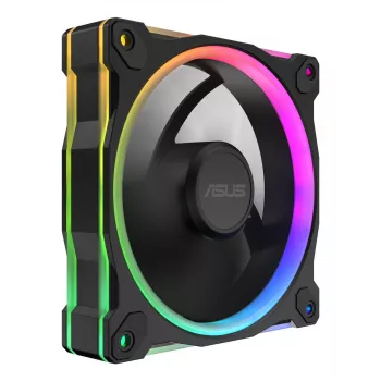 Ventiliatorius ASUS Prime MR120 ARGB Reverse Black 12 cm Sleeve Bearing