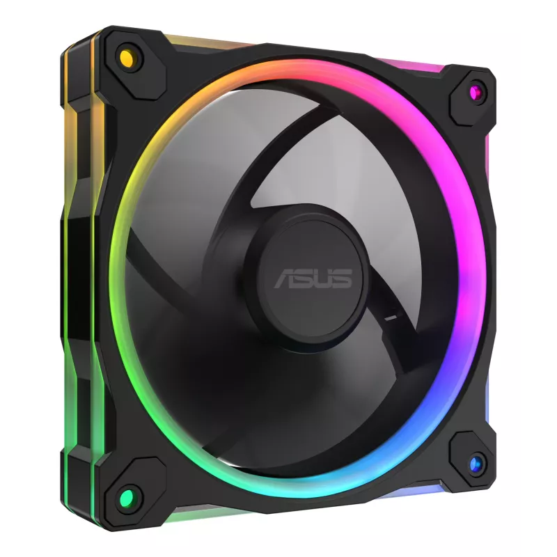 Ventiliatorius ASUS Prime MR120 ARGB Reverse Black 12 cm Sleeve Bearing
