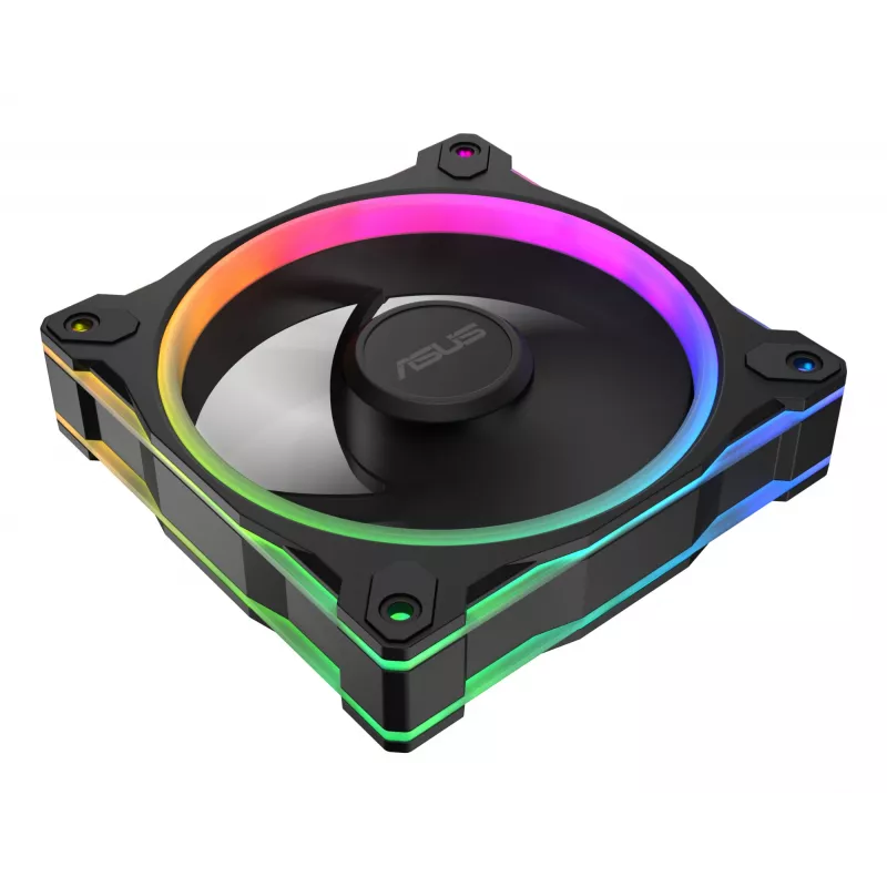 Ventiliatorius ASUS Prime MR120 ARGB Reverse Black 12 cm Sleeve Bearing