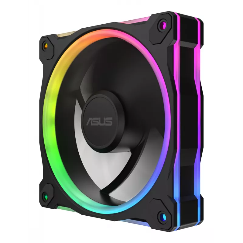 Ventiliatorius ASUS Prime MR120 ARGB Reverse Black 12 cm Sleeve Bearing