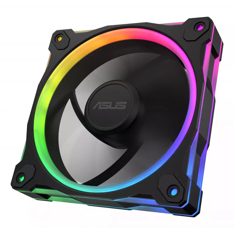 Ventiliatorius ASUS Prime MR120 ARGB Reverse Black 12 cm Sleeve Bearing