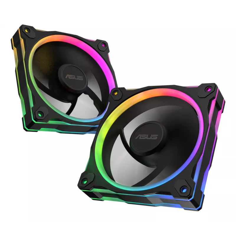 Ventiliatorius ASUS Prime MR120 ARGB Reverse Black 12 cm Sleeve Bearing
