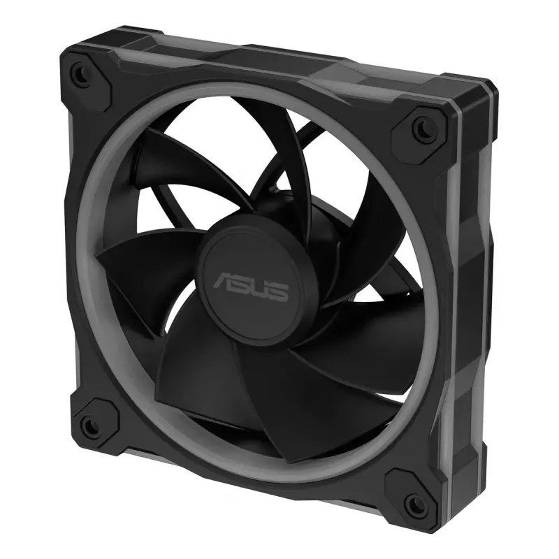 ASUS Prime MR120 ARGB Reverse Black 3in1 kompiuterio korpuso ventiliatorius 12 cm 3 vnt.