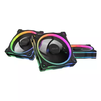 ASUS Prime MR120 ARGB Reverse Black 3in1 kompiuterio korpuso ventiliatorius 12 cm 3 vnt.