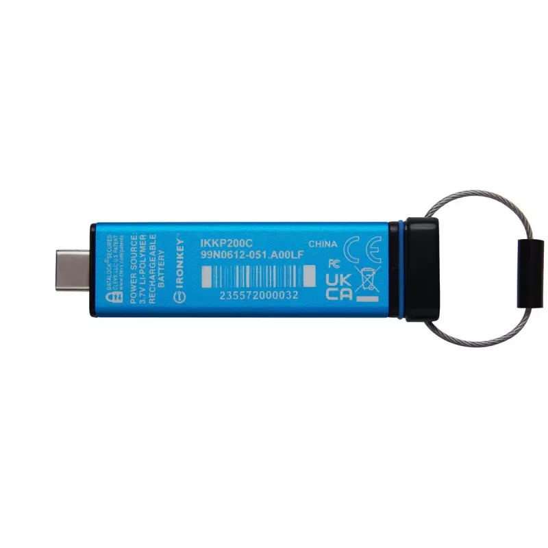 Kingston Technology IronKey 16GB USB-C klaviatūra 200C, FIPS 140-3 Lvl 3 AES-256