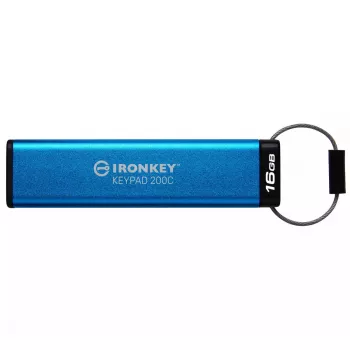 Kingston Technology IronKey 16GB USB-C klaviatūra 200C, FIPS 140-3 Lvl 3 AES-256