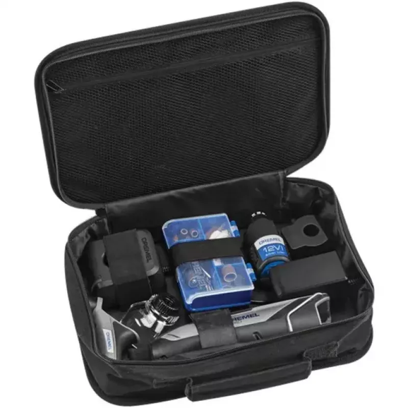 Dremel 8240-3/45 F0138240JF 12 V belaidis daugiafunkcinis įrankis, 2 Ah Li-Ion akumuliatorius, 45 priedai, minkštas dėklas