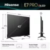 Hisense 43E77Q PRO 109,2 cm (43 inch) 4K Ultra HD QLED Smart TV Wi-Fi Juoda