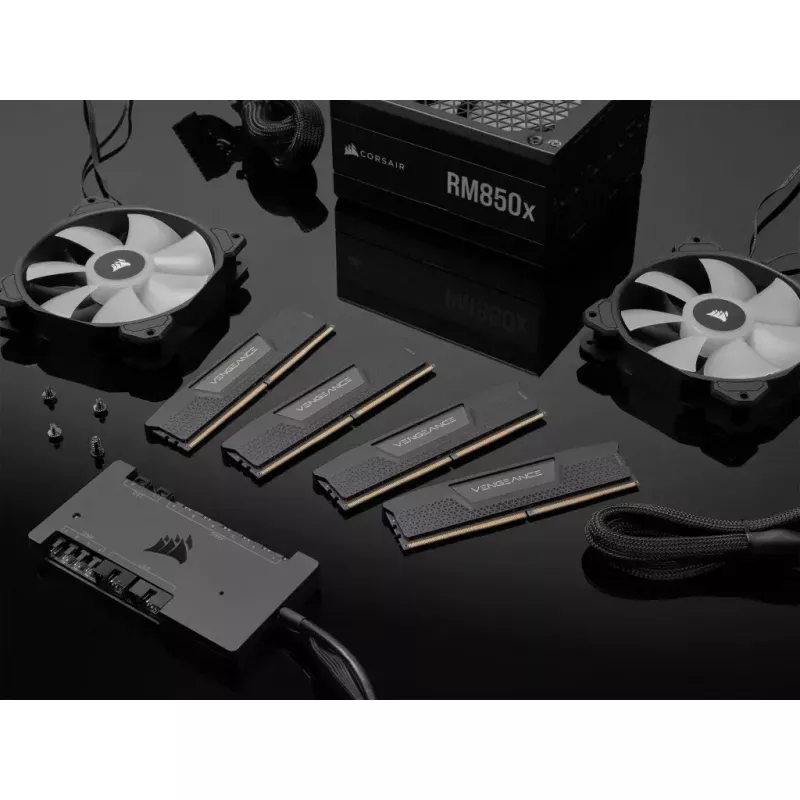 DIMM 96 GB DDR5-6800 (2x 48 GB) Dual-Kit, Arbeitsspeicher schwarz, CMK96GX5M2B6800C40, Vengeance, INTEL XMP