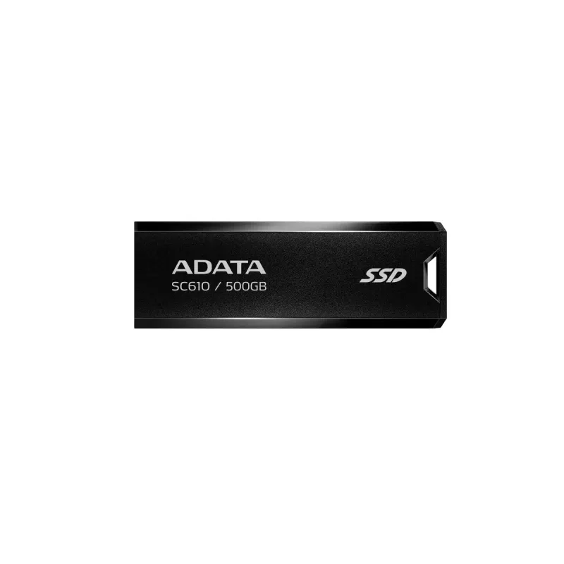 USB atmintinė ADATA SC610 500 GB USB-A 3.2 Gen 2 (10 Gbit/s) 550/500 MB/s, juoda