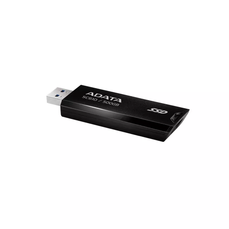 USB atmintinė ADATA SC610 500 GB USB-A 3.2 Gen 2 (10 Gbit/s) 550/500 MB/s, juoda