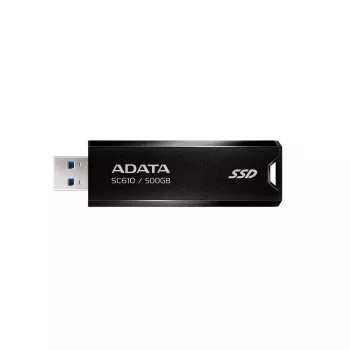 USB atmintinė ADATA SC610 500 GB USB-A 3.2 Gen 2 (10 Gbit/s) 550/500 MB/s, juoda