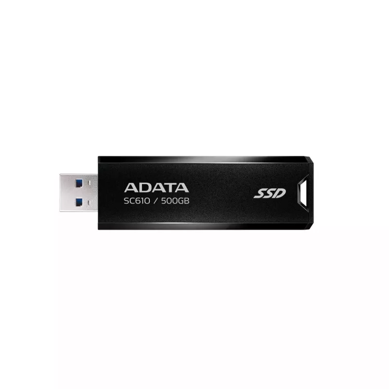 USB atmintinė ADATA SC610 500 GB USB-A 3.2 Gen 2 (10 Gbit/s) 550/500 MB/s, juoda