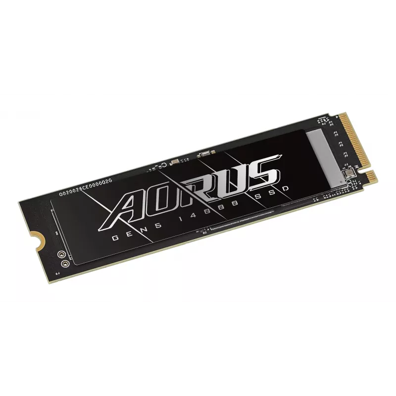 M.2 NVMe SSD GIGABYTE AORUS Gen5 14000 — 4 TB, PCIe 5.0, Skaitymas 14100 MB/s, Rašymas 12600 MB/s
