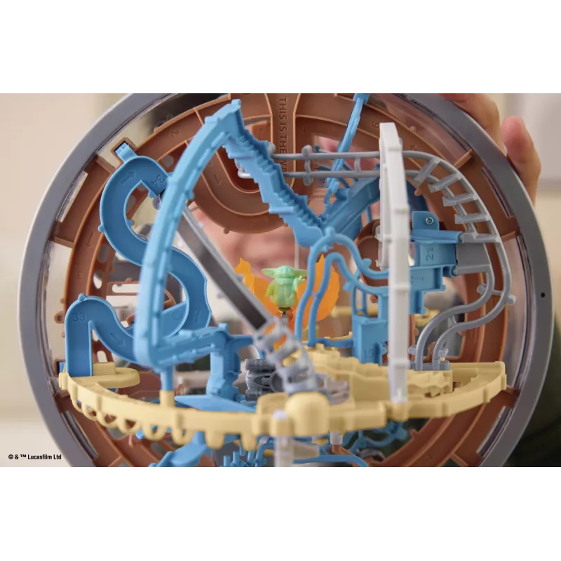 3D labirintinis įgūdžių žaidimas Spin Master Perplexus Star Wars The Mandalorian – nešiojamas judesio labirintas