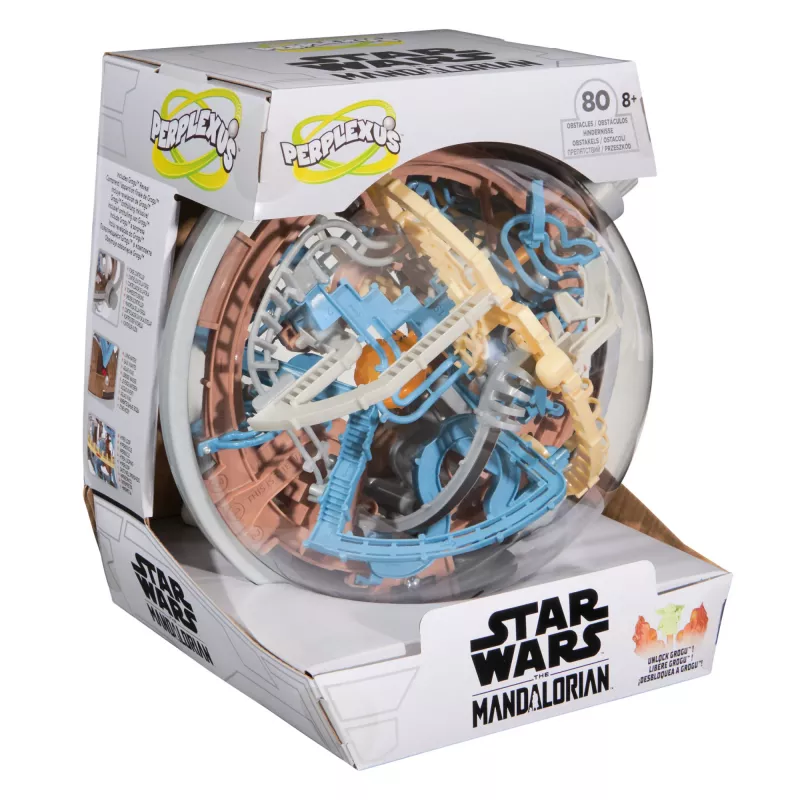 3D labirintinis įgūdžių žaidimas Spin Master Perplexus Star Wars The Mandalorian – nešiojamas judesio labirintas
