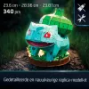 4D Build Pokémon Bulbazaur 3D modelio rinkinys, Kanto pirmųjų partnerių kolekcija, 195 detalės, nuo 12 metų