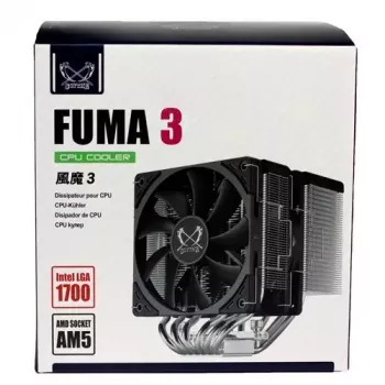 Oro aušintuvas Scythe Fuma 3 12 cm Juodas 39,44 cfm 114,89 m³/h