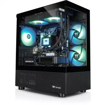 Stalinis žaidimų kompiuteris THERMALTAKE FTW A-Line LCS 5060 juodas/permatomas su Windows 11 Pro