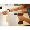 Pistolinis grąžtas Black & Decker BDCDD12-QW, be rakto, 1.5 Ah
