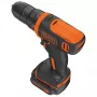 Pistolinis grąžtas Black & Decker BDCDD12-QW, be rakto, 1.5 Ah