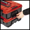 Dėžutė smulkioms detalėms Einhell E-Case S-F polipropilenas juoda raudona 42x28x9.5 cm