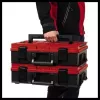 Dėžutė smulkioms detalėms Einhell E-Case S-F polipropilenas juoda raudona 42x28x9.5 cm
